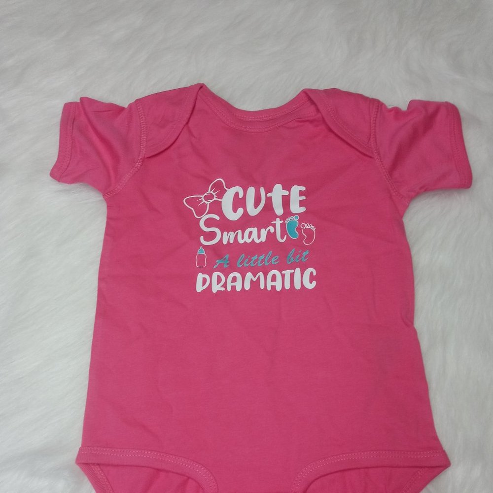 Baby bodysuit girl 24-month pink Baby clothe baby clothing Personalized custom